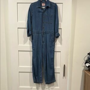 Signature by Levi Strauss Blue Denim Jumpsuit